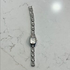Fossil Silver Metal Watch with Link Bracelet